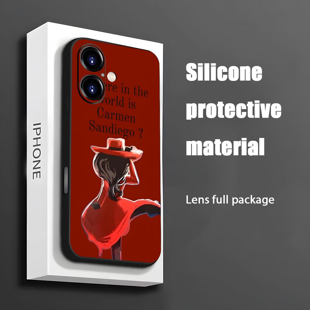 Phone Cases Xr Iphone - Heiße Carmen Sandiego Cartoon Handyhülle für