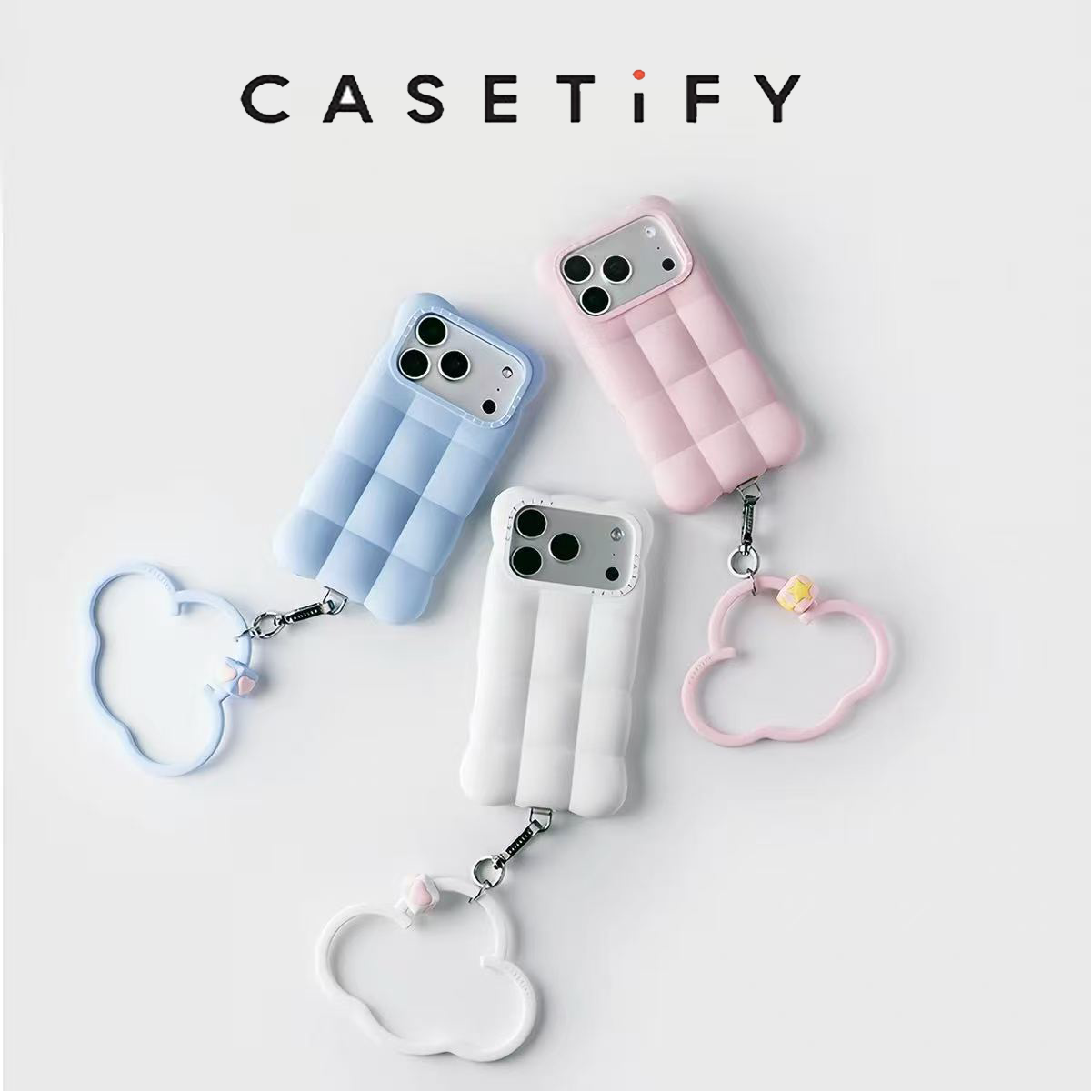 Phone Cases With Charms - CASETiFY Cloud Series Silikon-Handyhülle für iPhone