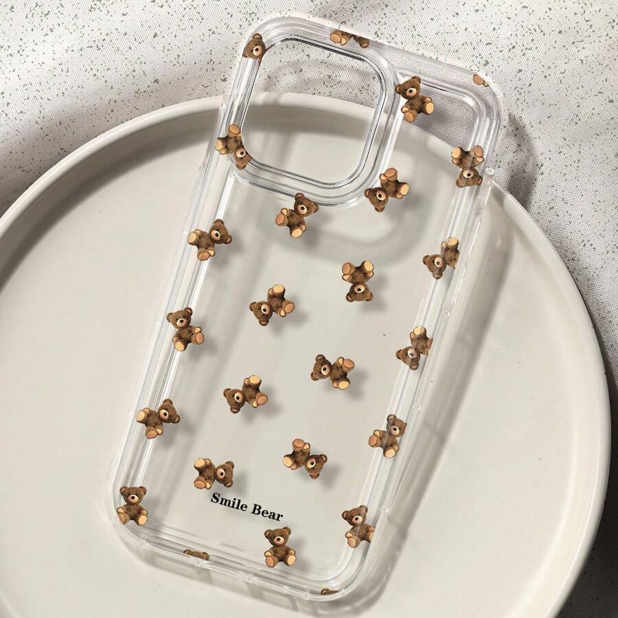 Phone Cases Xr Iphone - Handyhülle mit Blumenbären-Aufdruck für iPhone 16