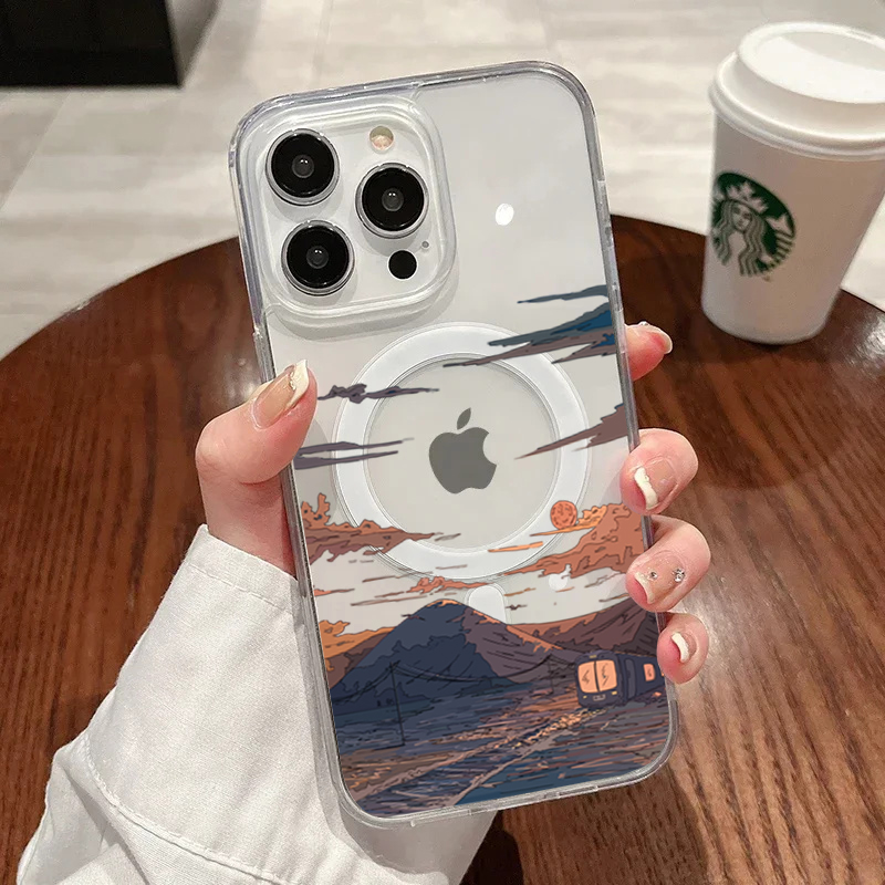 Phone Cases Like Loopy - Sonnenuntergang-Muster Modische Handyhülle für iPhone 17