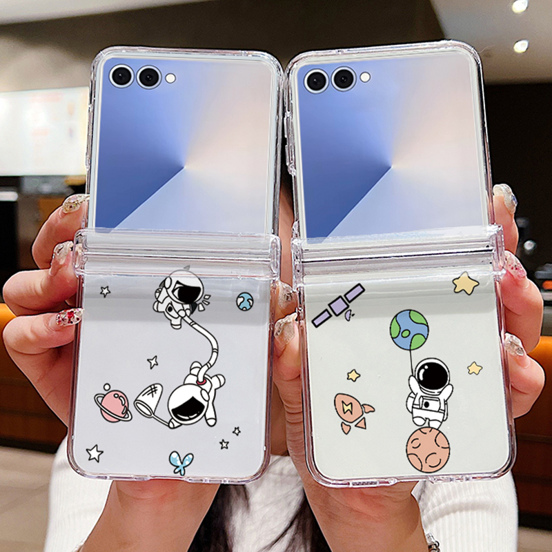 Phone Cases Z Fold 6 - Astronauten-Muster, faltbare Handyhülle für Samsung Galaxy