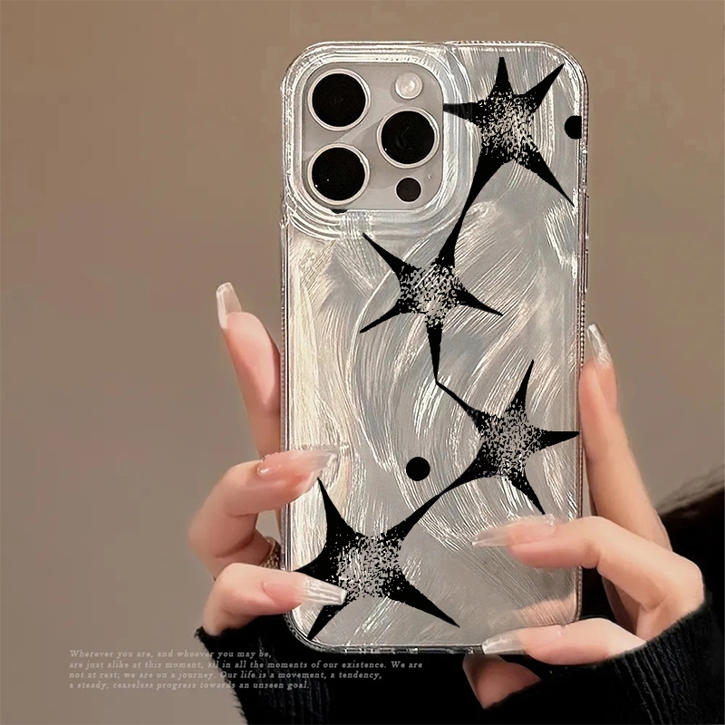 Phone Cases Like Loopy - Glänzender Stern Trendiges Muster Handyhülle für