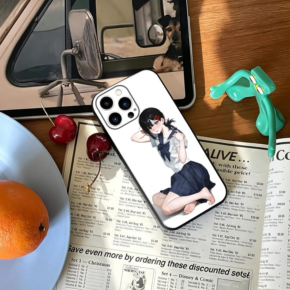 Phone Cases Black - Chainsaw Man Kobeni Higashiyama Handyhülle für