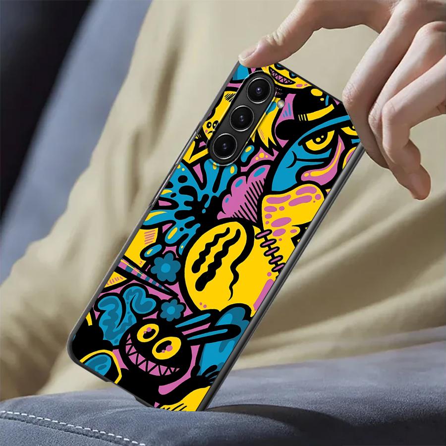 Phone Cases Z Fold 6 - Cartoon-Graffiti-Design-Hülle für Samsung Galaxy ZFold 5
