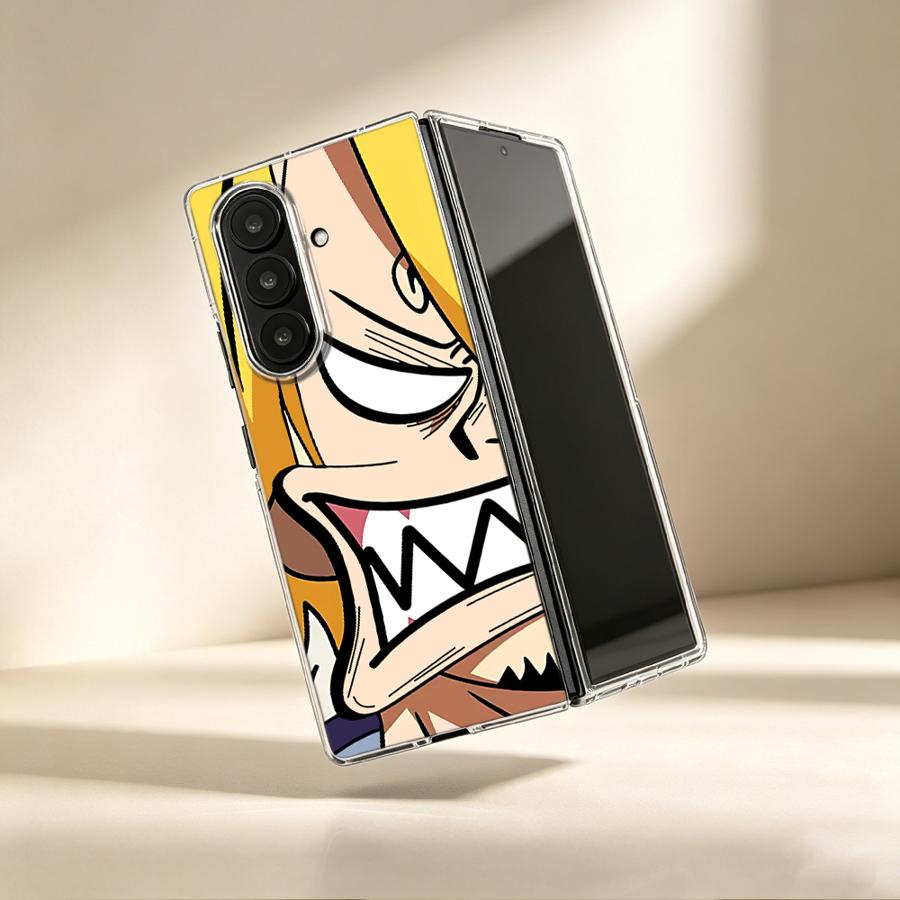 Phone Cases Z Fold 6 - Angry Sanji Anime Hülle für Samsung