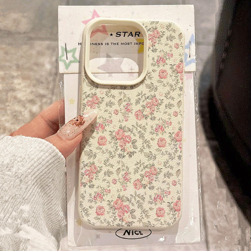 Phone Cases Like Loopy - Entzückende Mädchen-Blumen-weiße klassische weiche Handyhülle für