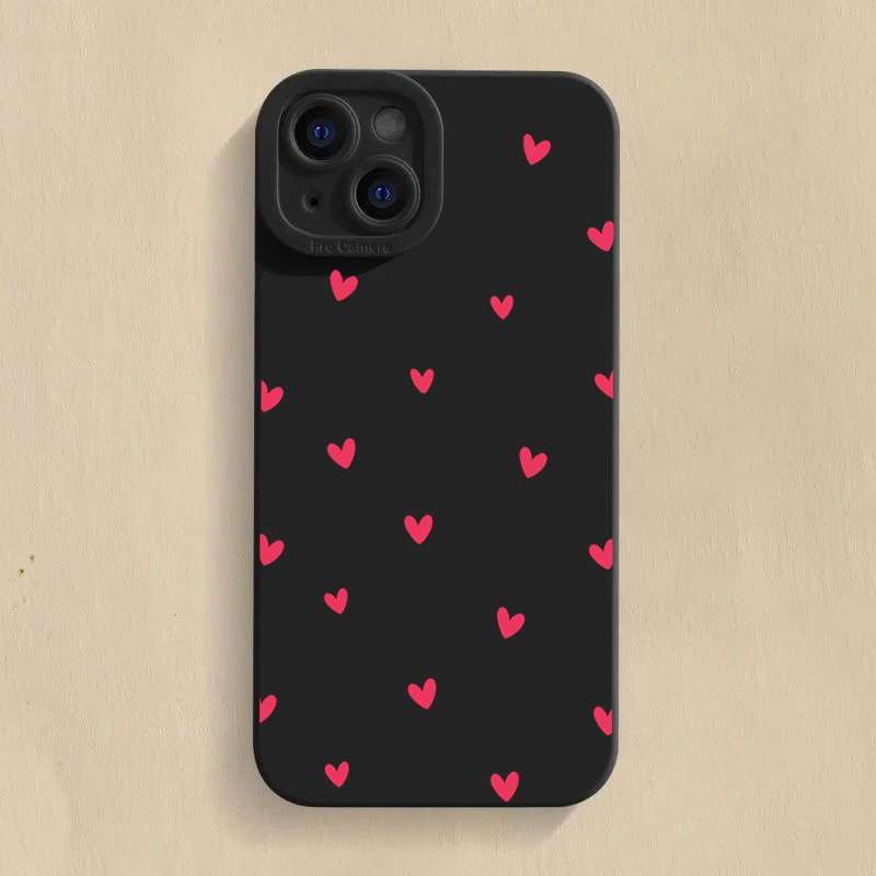 Schwarze Herzförmige Schutzhül – Phone Cases Black Bewertung und Preis