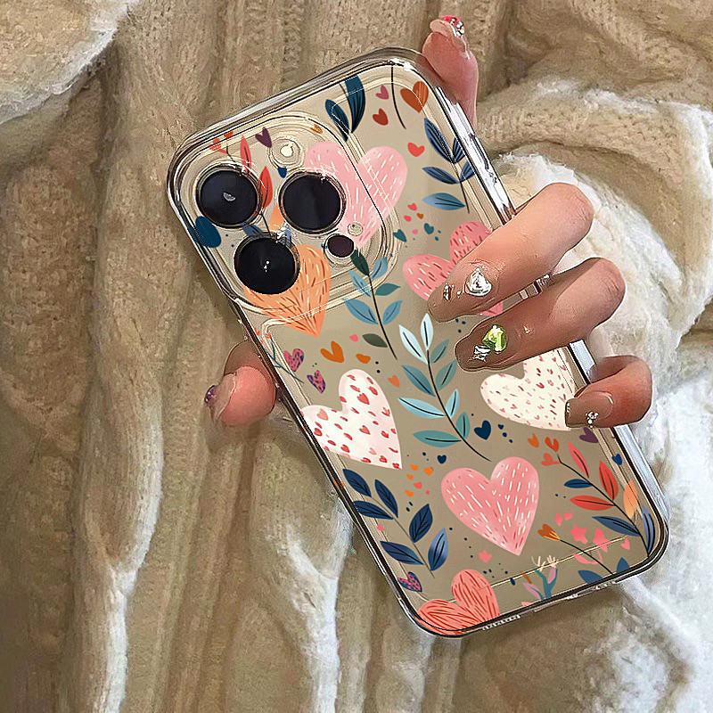 Silikon-Handyhülle mit Herz-,  – Phone Cases Xr Iphone Bewertung und Preis