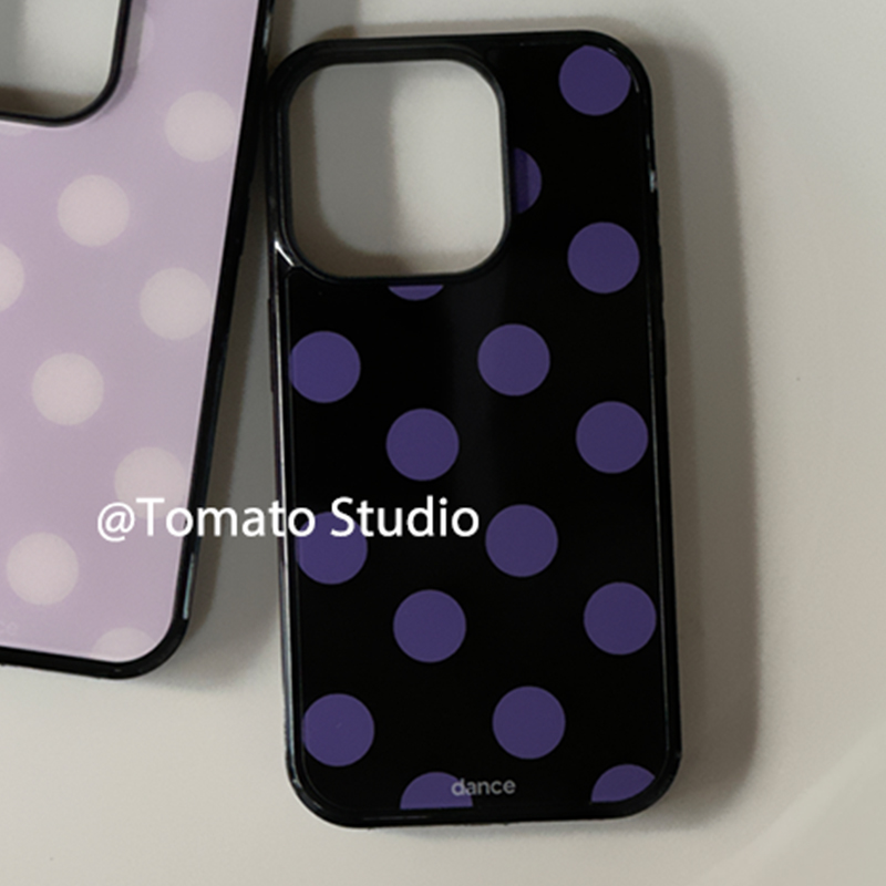 Koreanische Ins-Mode Lila Polk – Phone Cases Green Bewertung und Preis