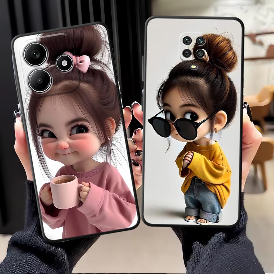 Cartoon-Mädchen-Muster Handyhü – Phone Cases Redmi Bewertung und Preis