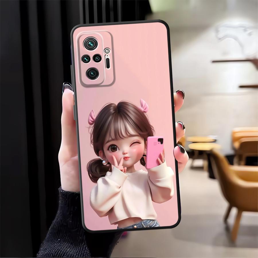 Cartoon-Mädchen-Muster Handyhü – Phone Cases Redmi Bewertung und Preis