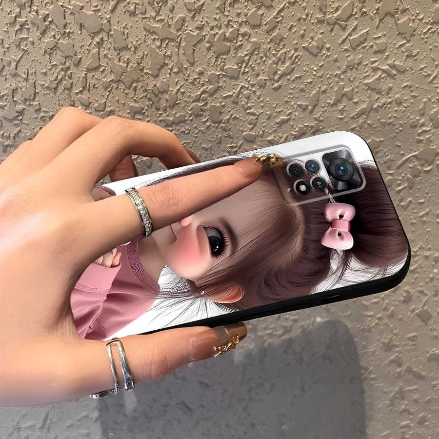Cartoon-Mädchen-Muster Handyhü – Phone Cases Redmi Bewertung und Preis