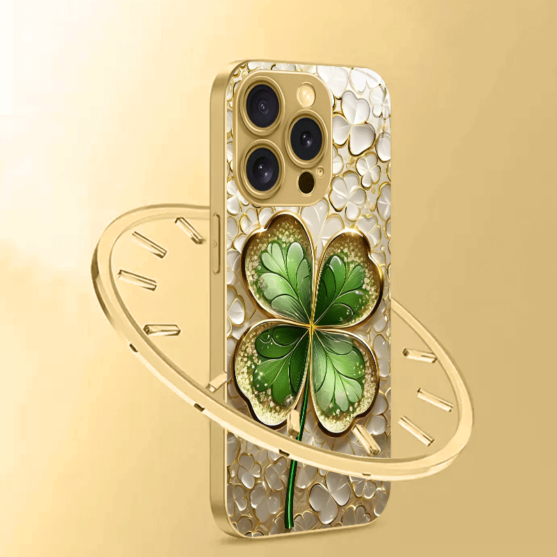 Goldene und grüne Farbblock-Vi – Phone Cases Green Bewertung und Preis