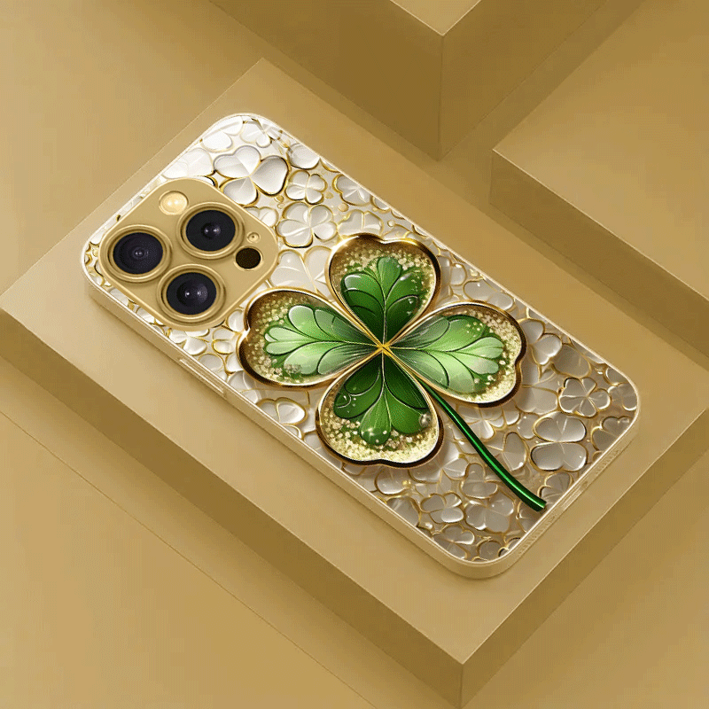 Goldene und grüne Farbblock-Vi – Phone Cases Green Bewertung und Preis