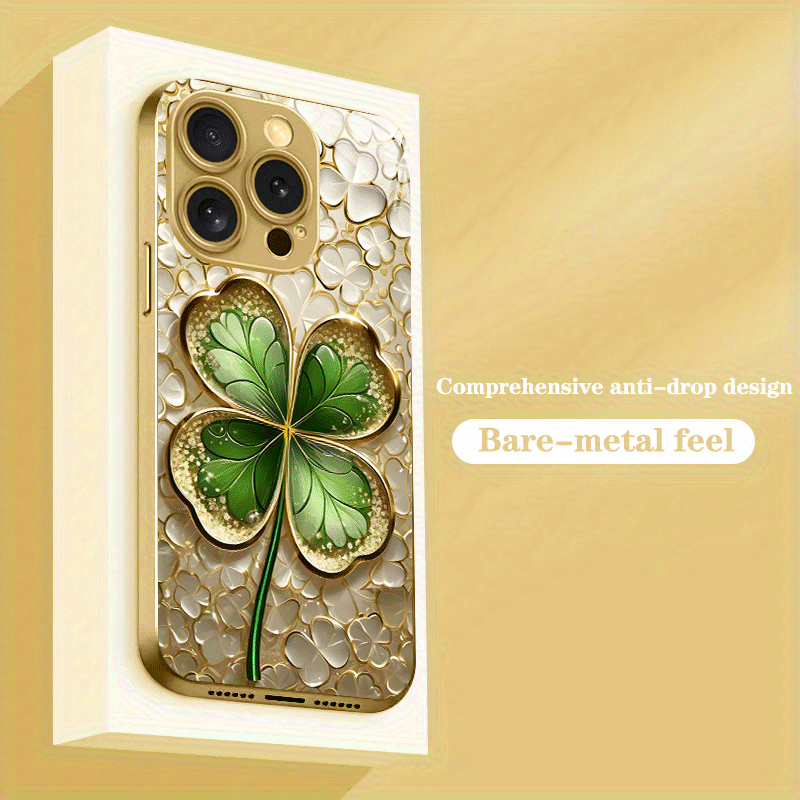 Goldene und grüne Farbblock-Vi – Phone Cases Green Bewertung und Preis