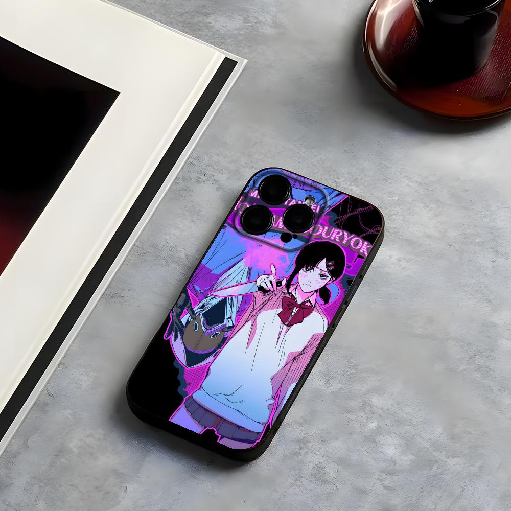 Chainsaw Man Kobeni Higashiyam – Phone Cases Black Bewertung und Preis