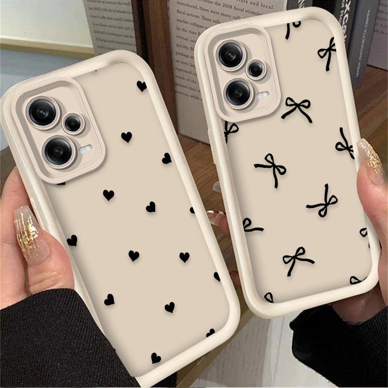Schwarze Herz-Schleife Handyhü – Phone Cases Redmi Bewertung und Preis