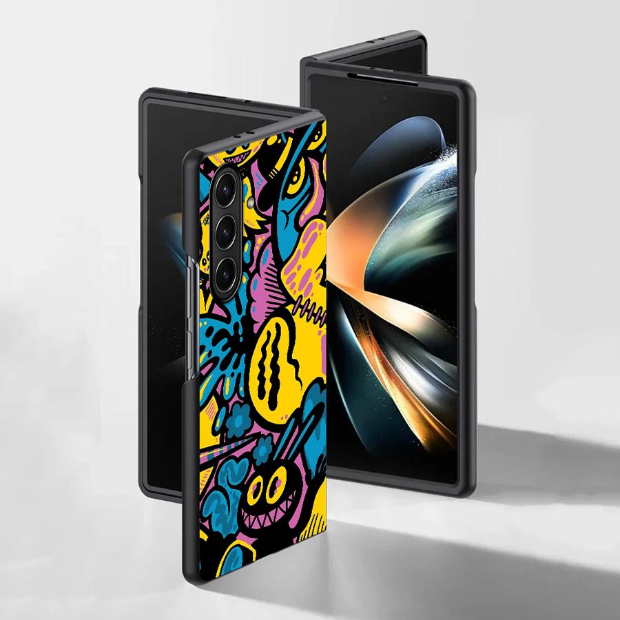 Cartoon-Graffiti-Design-Hülle  – Phone Cases Z Fold 6 Bewertung und Preis