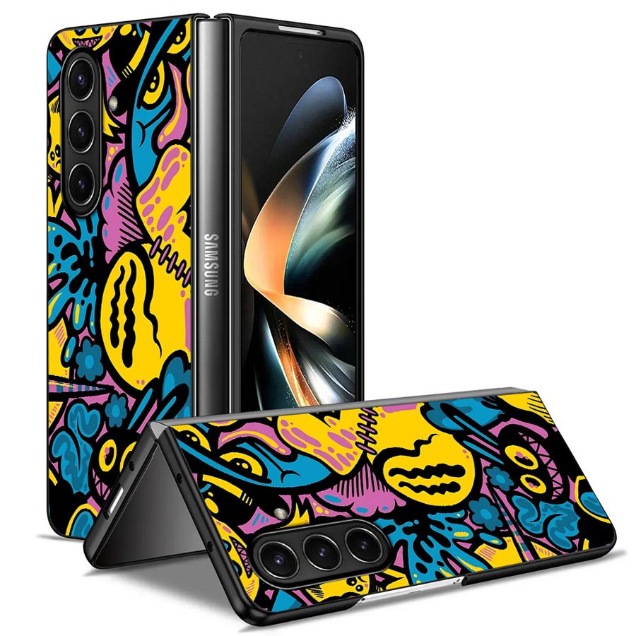 Cartoon-Graffiti-Design-Hülle  – Phone Cases Z Fold 6 Bewertung und Preis