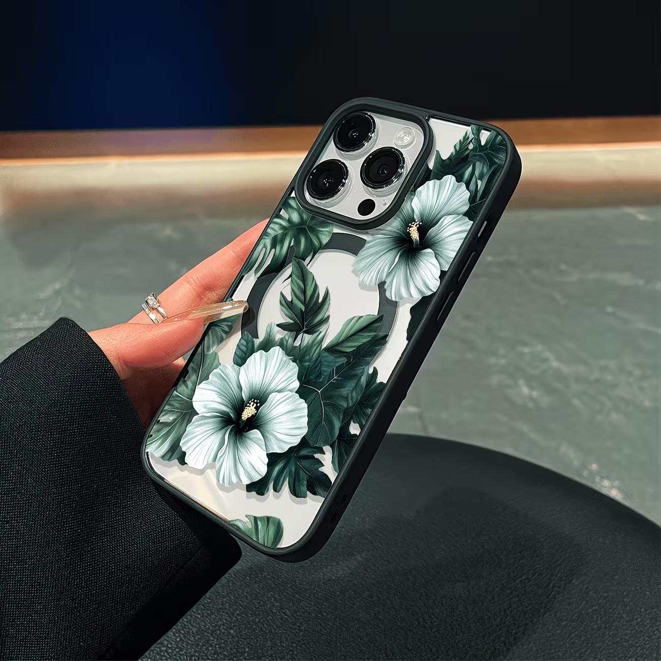 Grüne Blumenmuster Handyhülle  – Phone Cases Like Loopy Bewertung und Preis